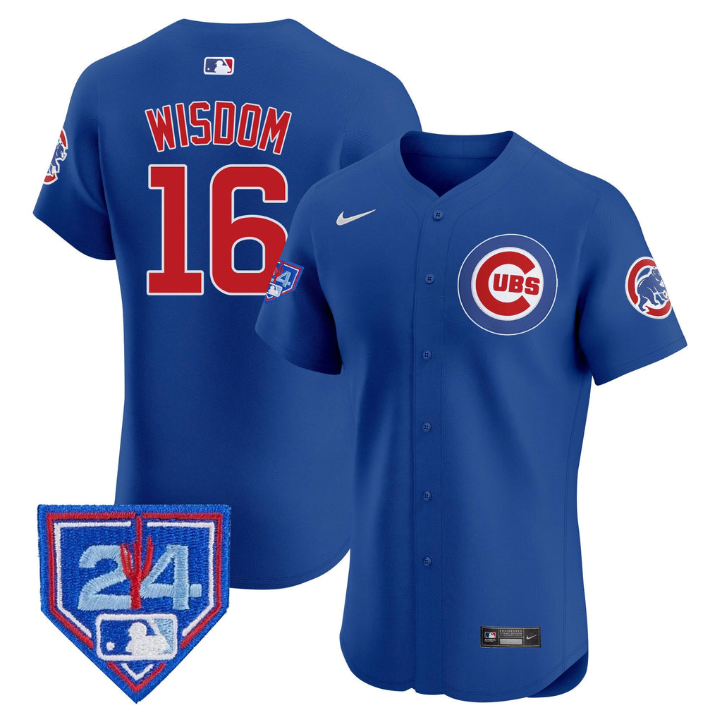 Men’s Chicago 2024 Spring Training Patch Vapor Premier Elite Jersey V2