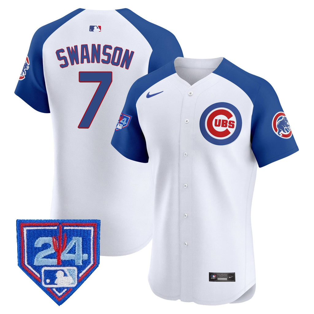 Men’s Chicago 2024 Spring Training Patch Vapor Premier Elite Jersey V2