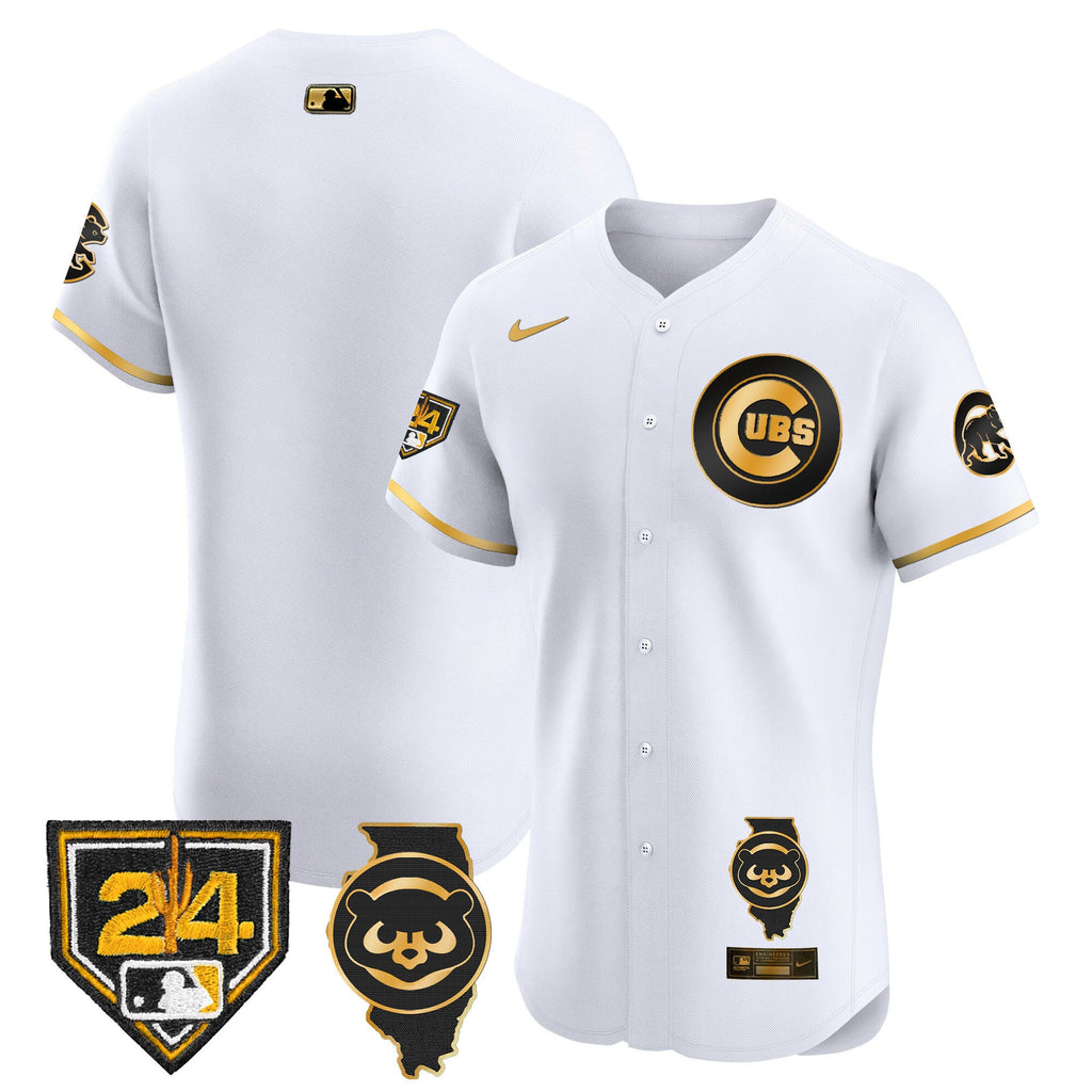 Men’s Chicago Spring Training & Illinois Patch Vapor Premier Elite Jersey