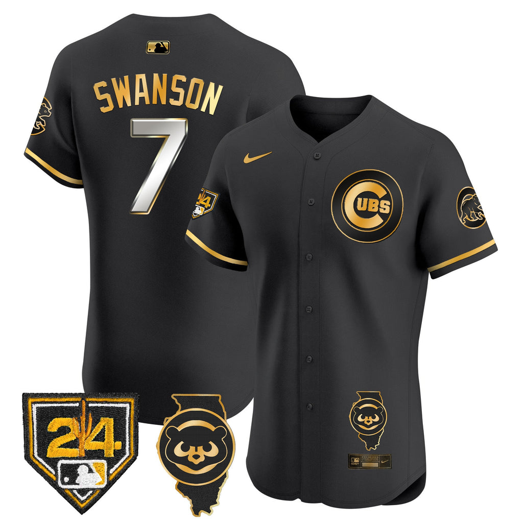 Men’s Chicago Spring Training & Illinois Patch Vapor Premier Elite Jersey
