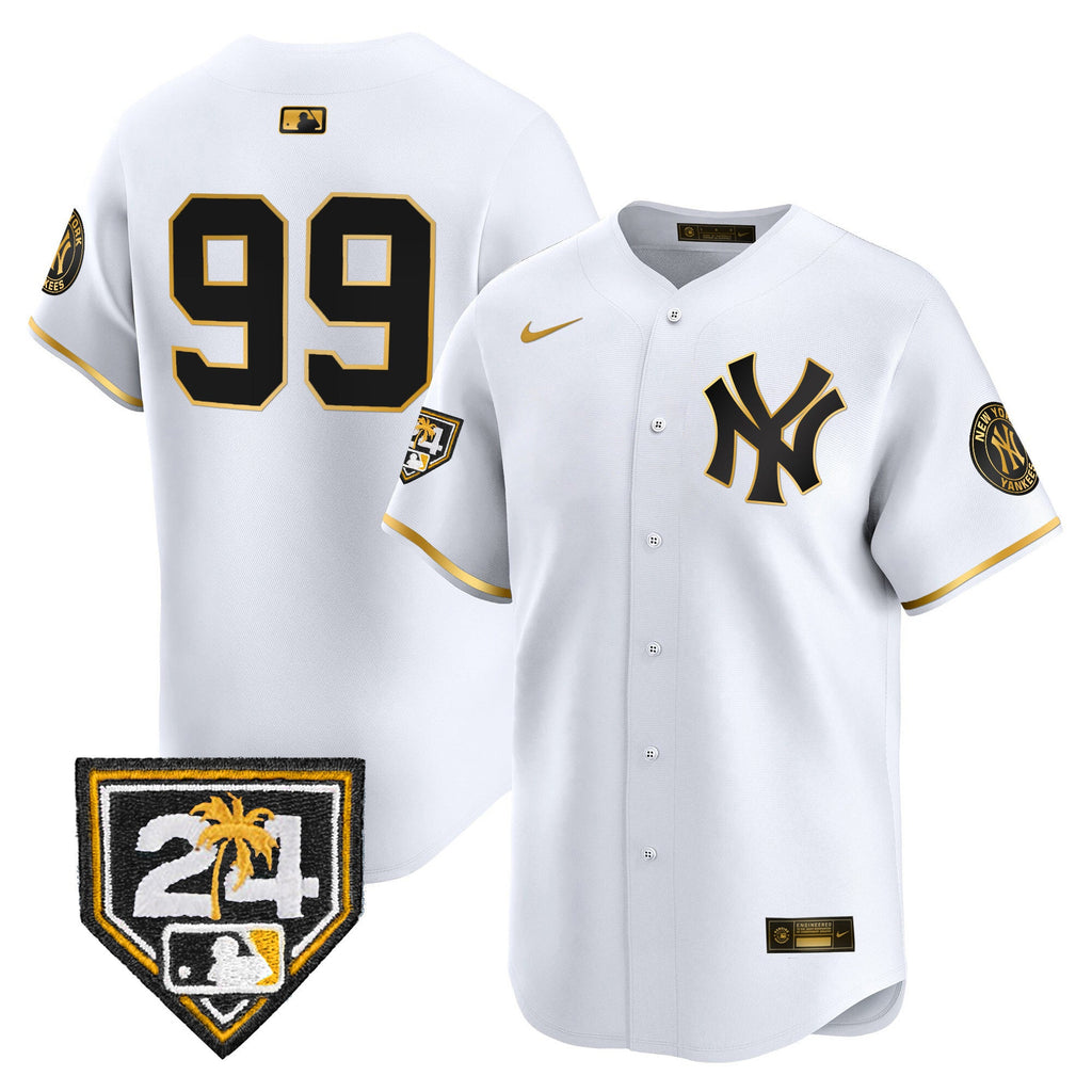Men’s New York 2024 Spring Training Patch Vapor Premier Limited Jersey V4