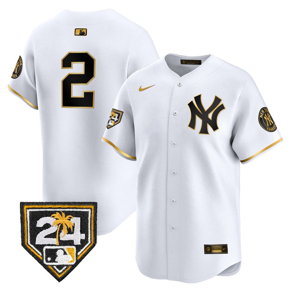 Men’s New York 2024 Spring Training Patch Vapor Premier Limited Jersey V4