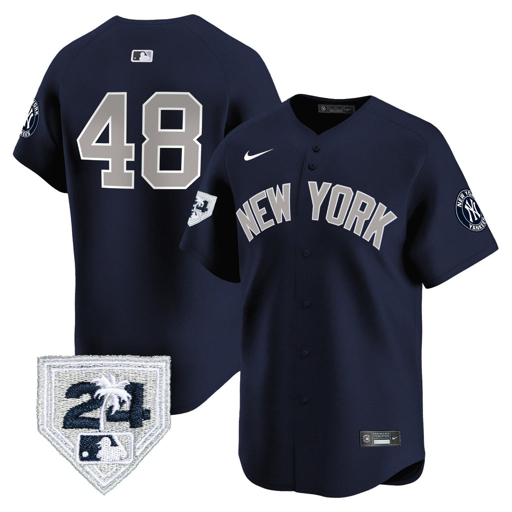 Men’s New York 2024 Spring Training Patch Vapor Premier Limited Jersey V4