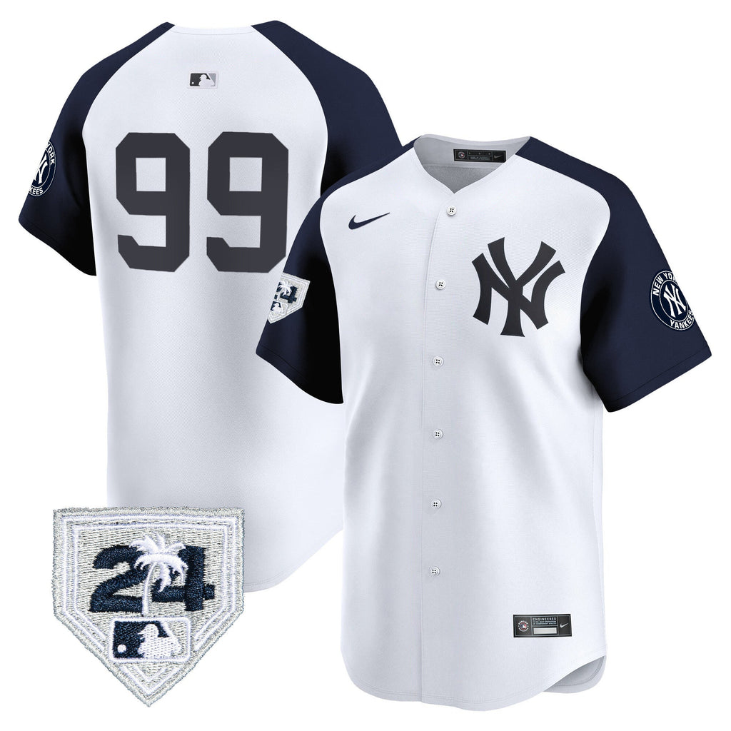 Men’s New York 2024 Spring Training Patch Vapor Premier Limited Jersey V4