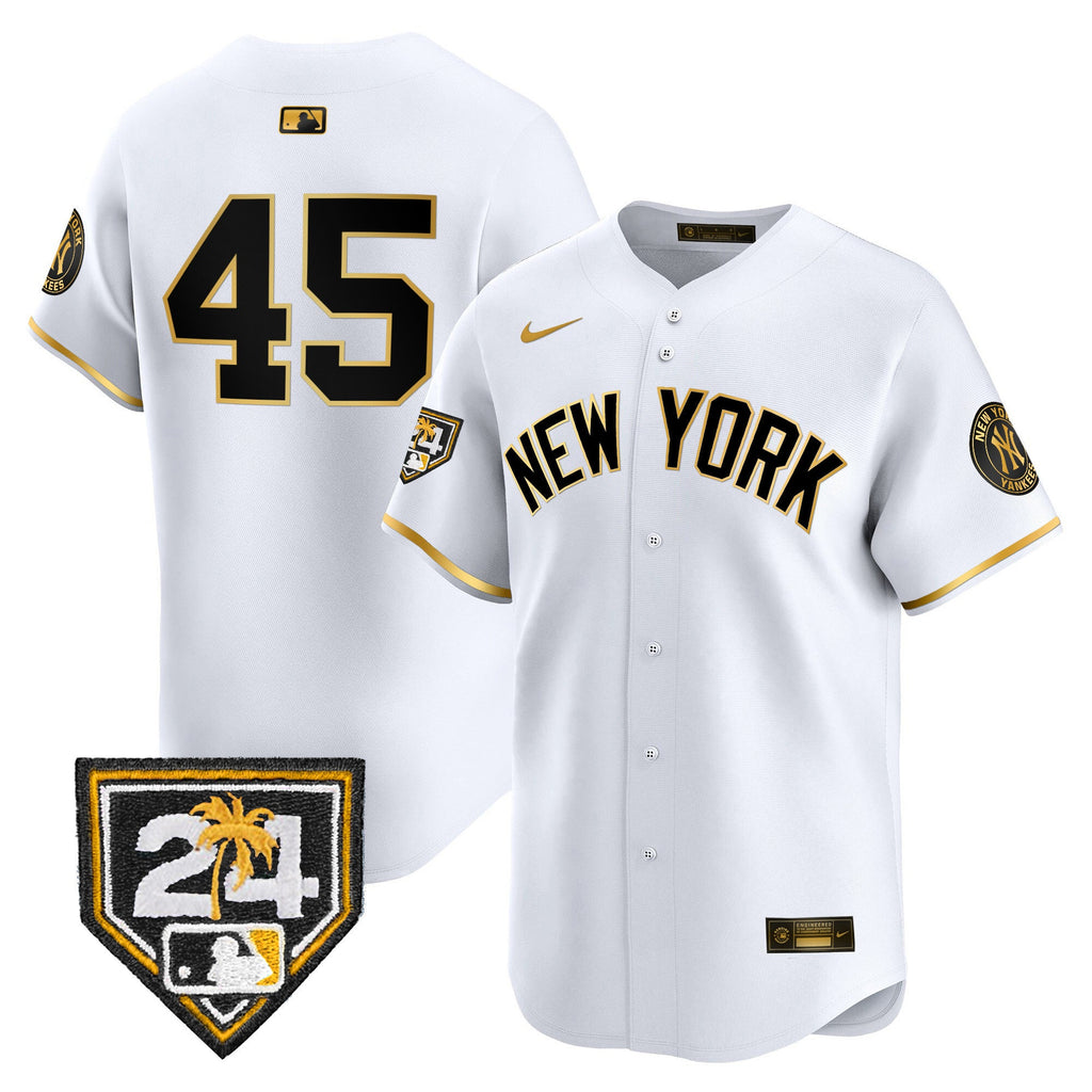 Men’s New York 2024 Spring Training Patch Vapor Premier Limited Jersey V5