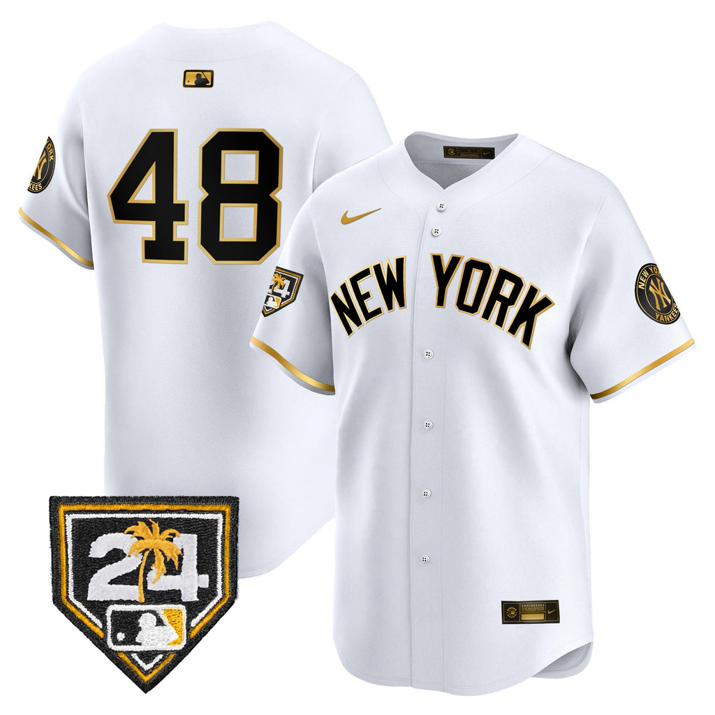 Men’s New York 2024 Spring Training Patch Vapor Premier Limited Jersey V5