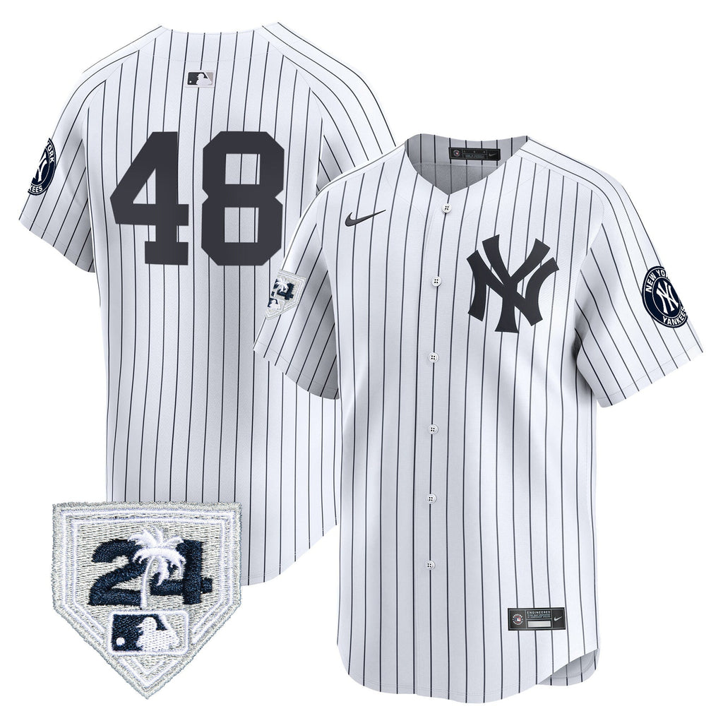Men’s New York 2024 Spring Training Patch Vapor Premier Limited Jersey V5