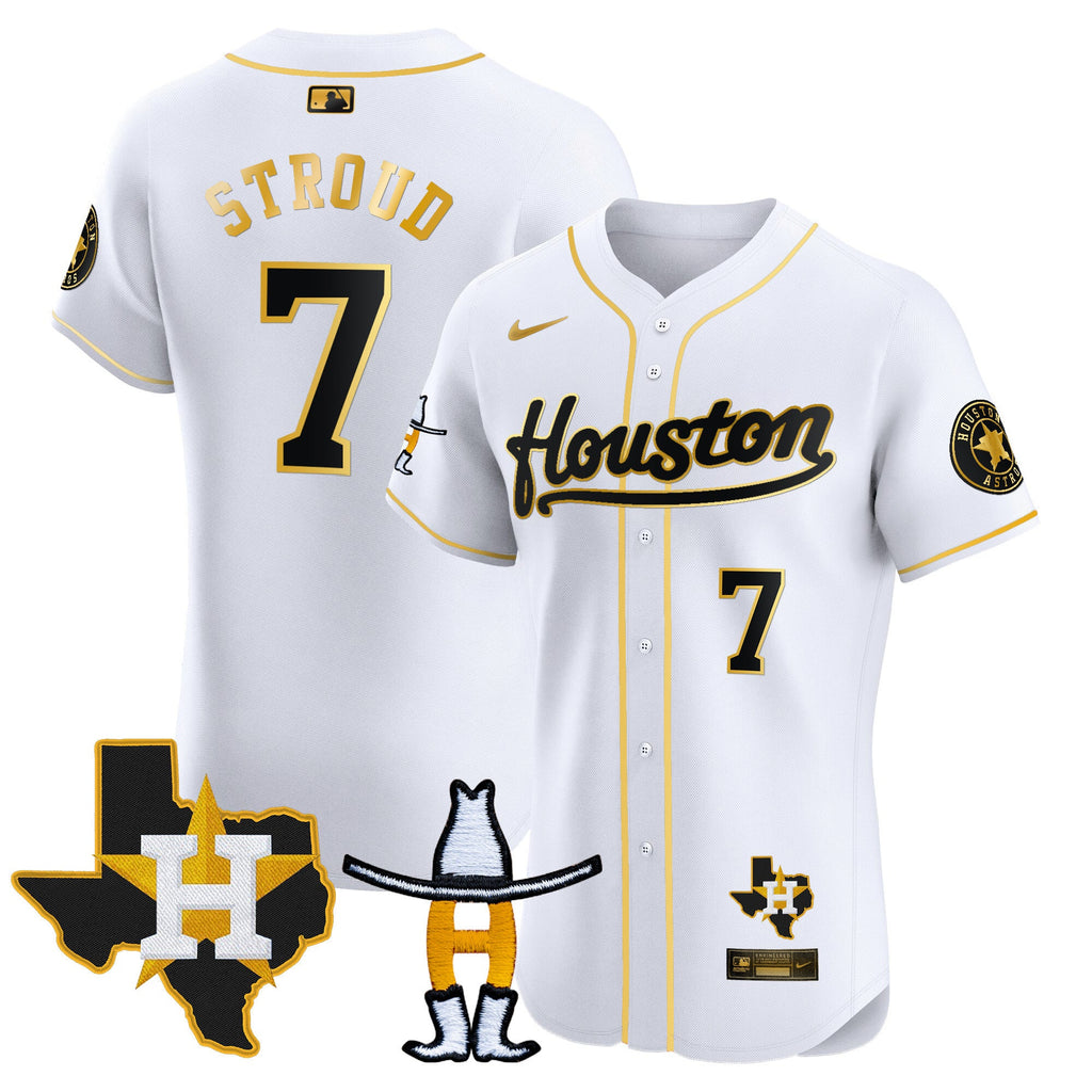 Men’s Houston Houston Rodeo Patch Vapor Premier Elite Jersey
