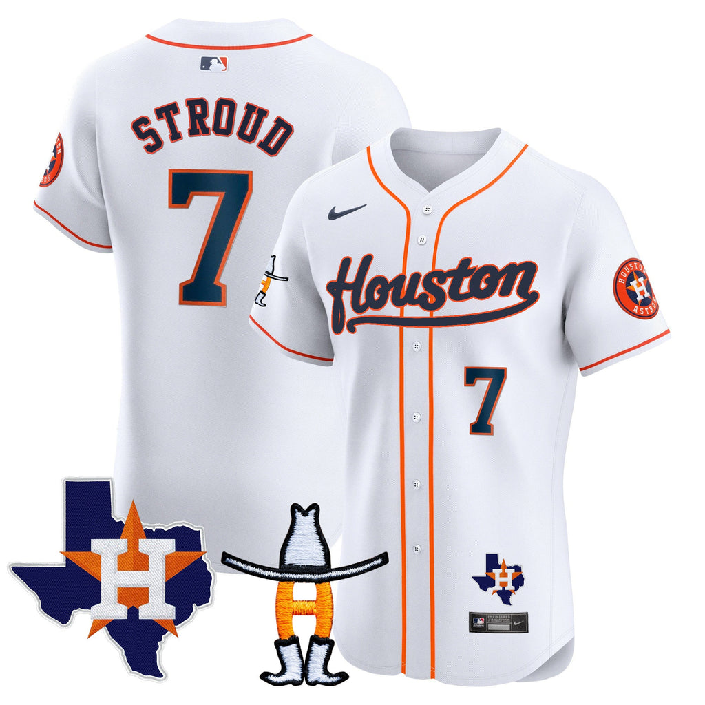Men’s Houston Houston Rodeo Patch Vapor Premier Elite Jersey