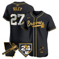 Men’s Atlanta 2024 Spring Training & Georgia Patch Vapor Premier Elite Jersey