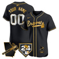 Atlanta 2024 Spring Training & Georgia Patch Vapor Premier Elite Custom Jersey