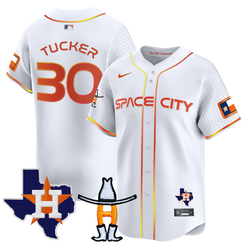 Men’s Space City Texas Patch Vapor Premier Limited Jersey