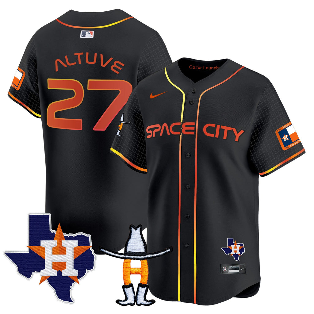 Men’s Space City Texas Patch Vapor Premier Limited Jersey
