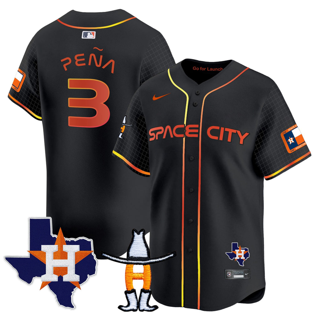 Men’s Space City Texas Patch Vapor Premier Limited Jersey