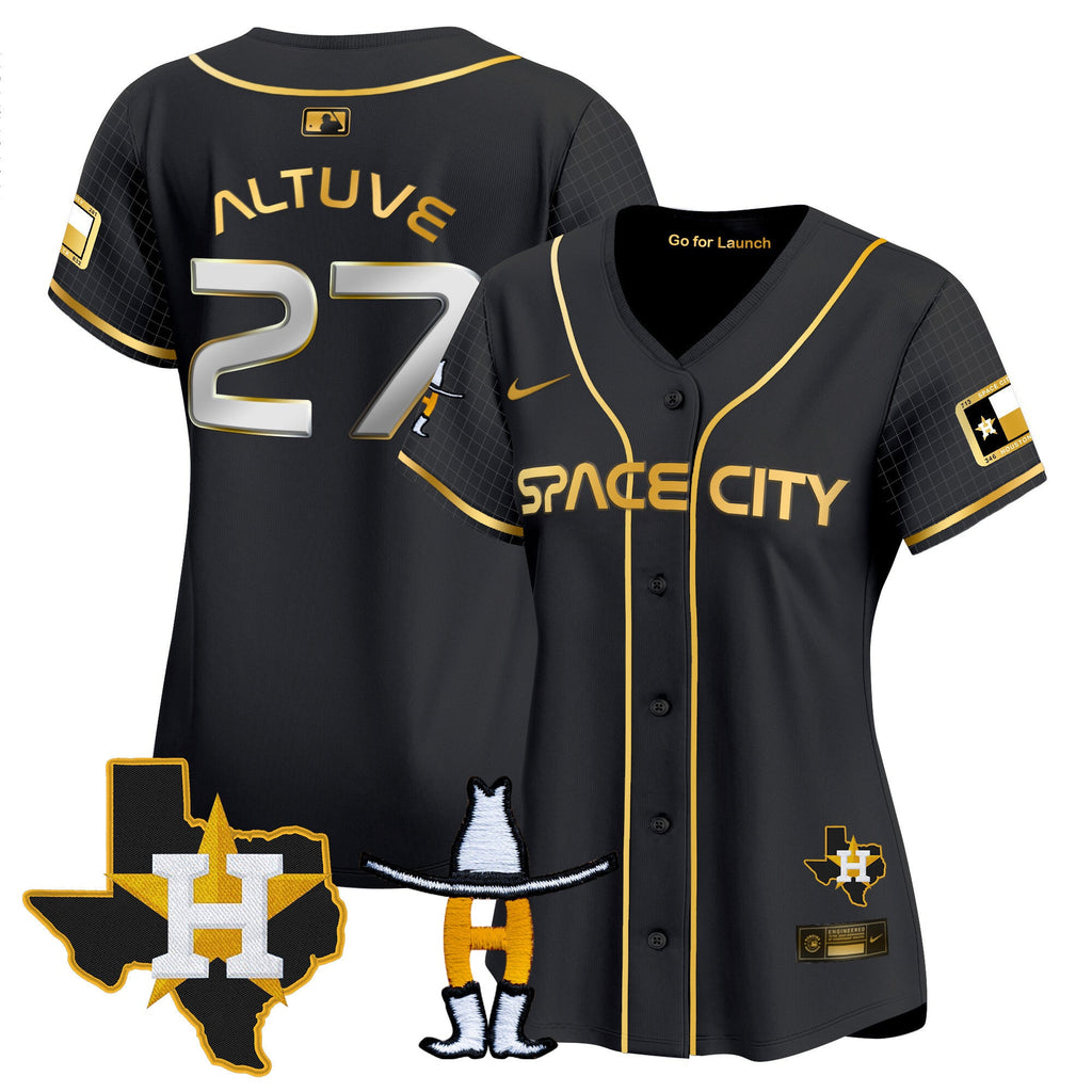 Women’s Space City Texas Patch Vapor Premier Limited Jersey