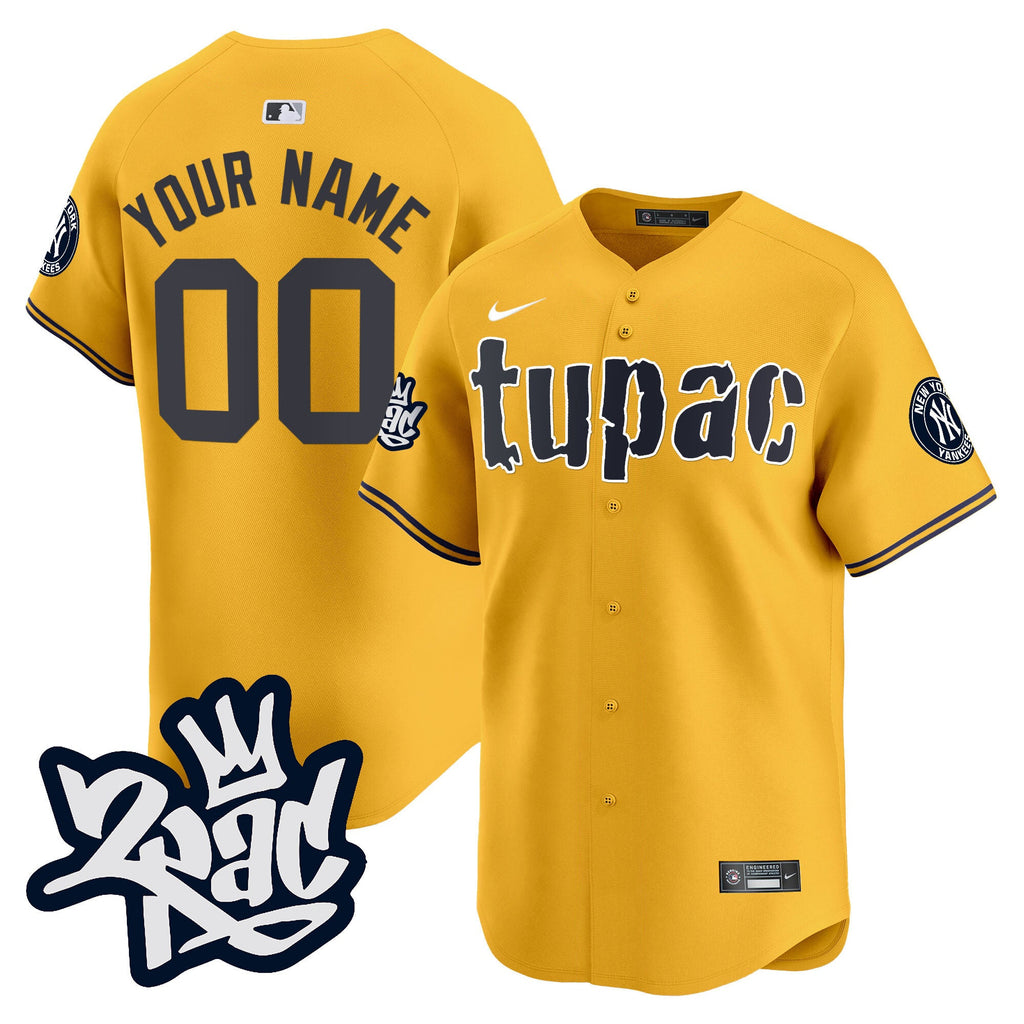 New York Tupac Shakur Vapor Premier Limited Custom Jersey
