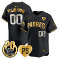“For Peter” & Petco Park 20th Patch Vapor Premier Limited Custom Jersey