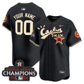 Houston Cactus Jack Champions Patch Vapor Premier Limited Custom Jersey