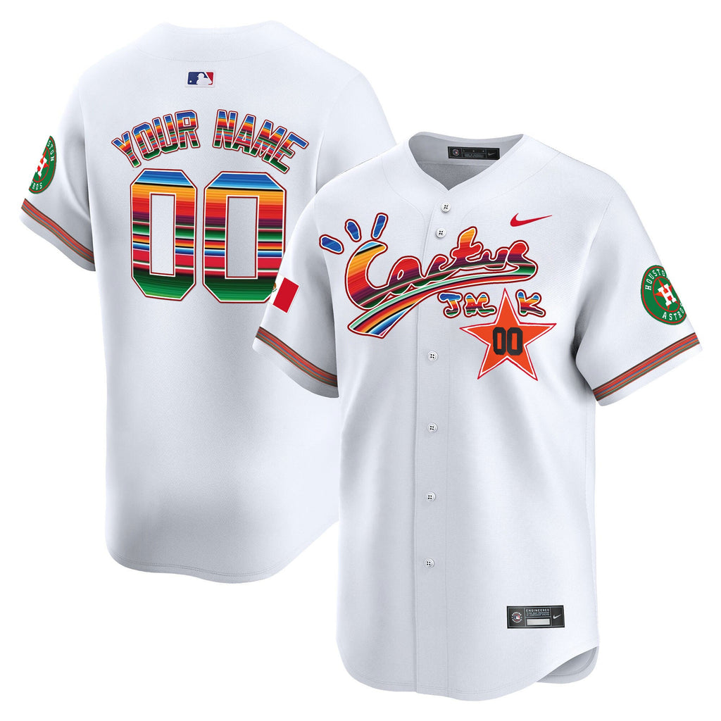 Houston Mexico Cactus Jack Vapor Premier Limited Custom Jersey