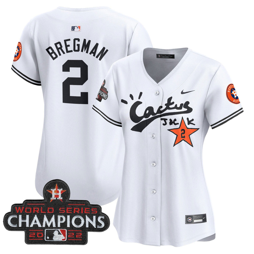 Women’s Houston Cactus Jack Champions Patch Vapor Premier Limited Jersey