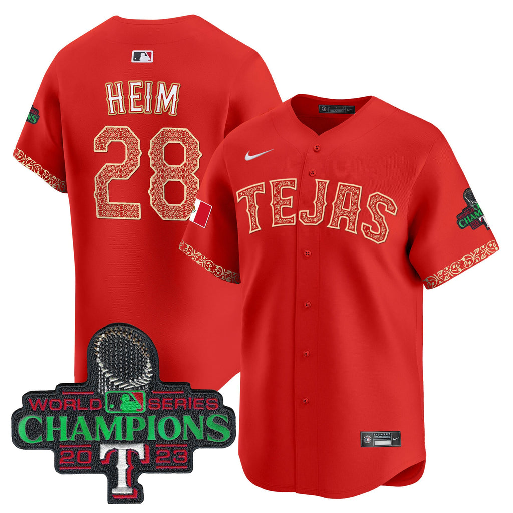 Men’s Texas Mexico Champions Patch Vapor Premier Limited Jersey