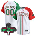 Texas Mexico Champions Patch Vapor Premier Limited Custom Jersey