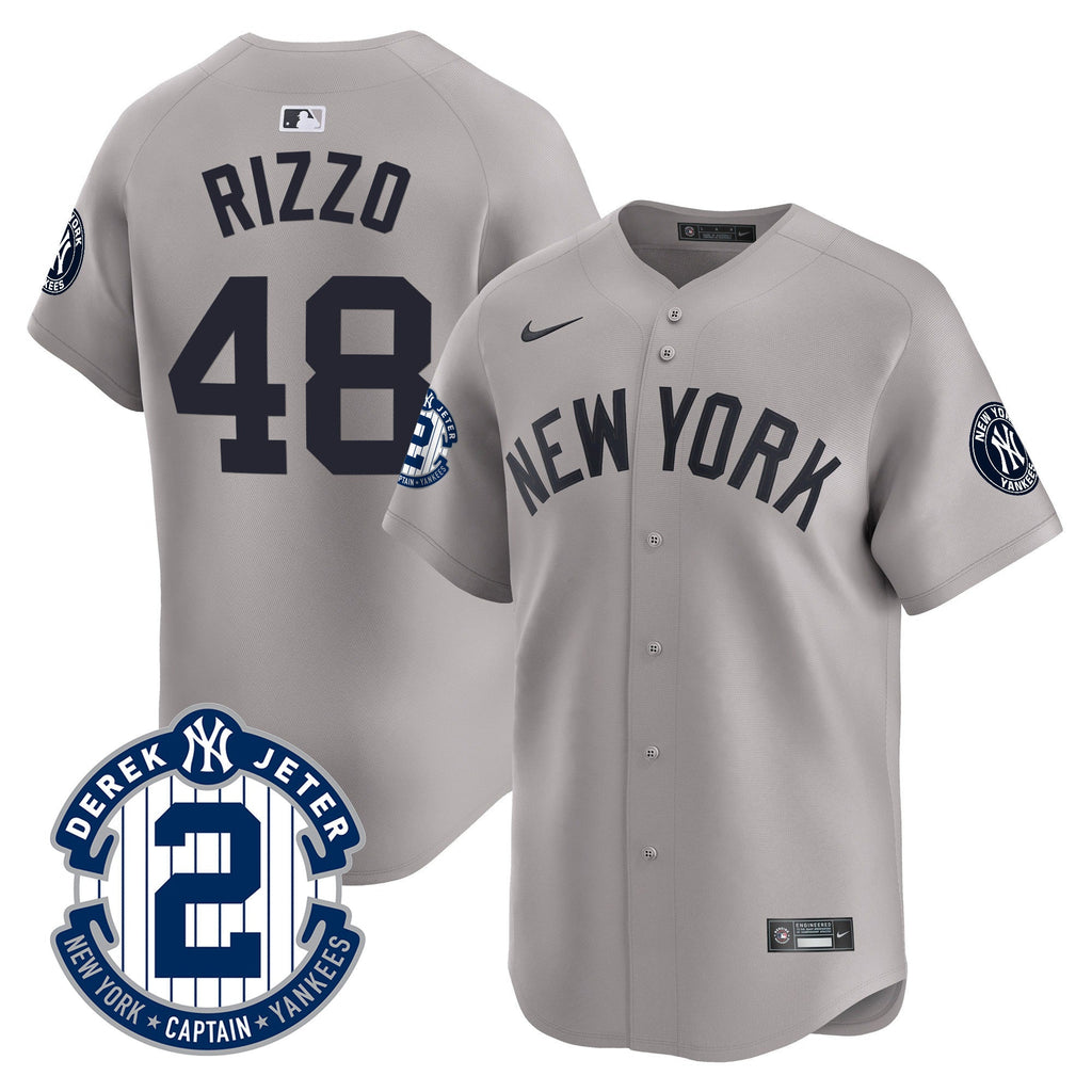 Men’s Derek Jeter Patch Vapor Premier Limited Jersey