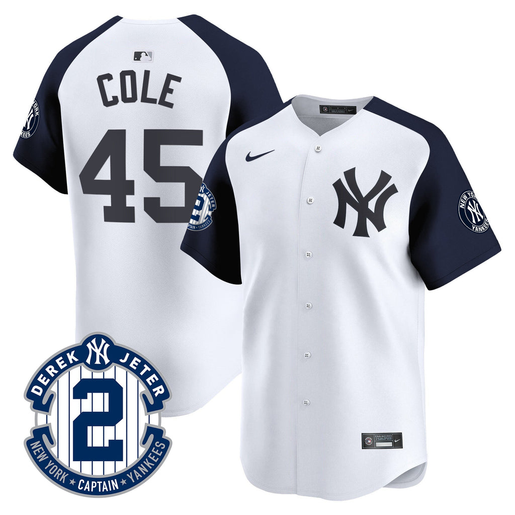 Men’s Derek Jeter Patch Vapor Premier Limited Jersey