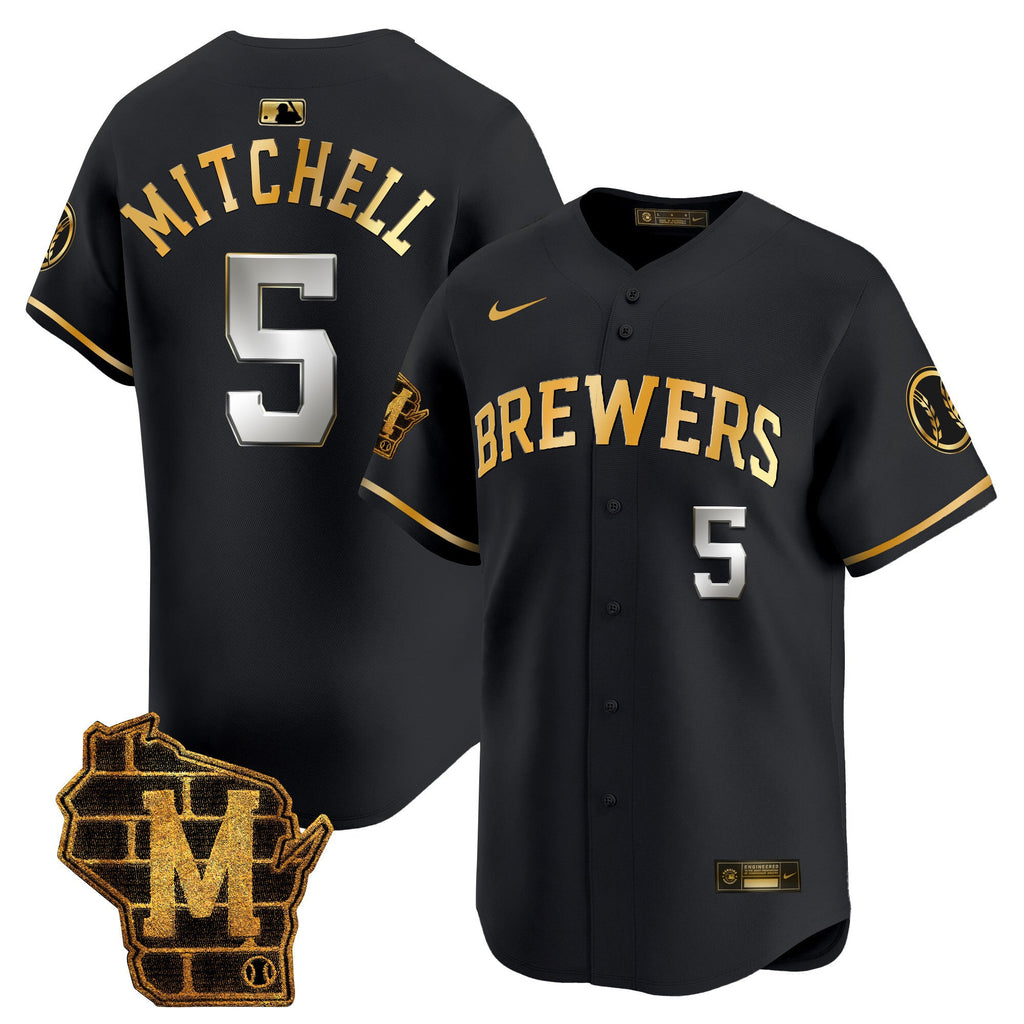 Men’s Milwaukee Home Patch Vapor Premier Limited Jersey