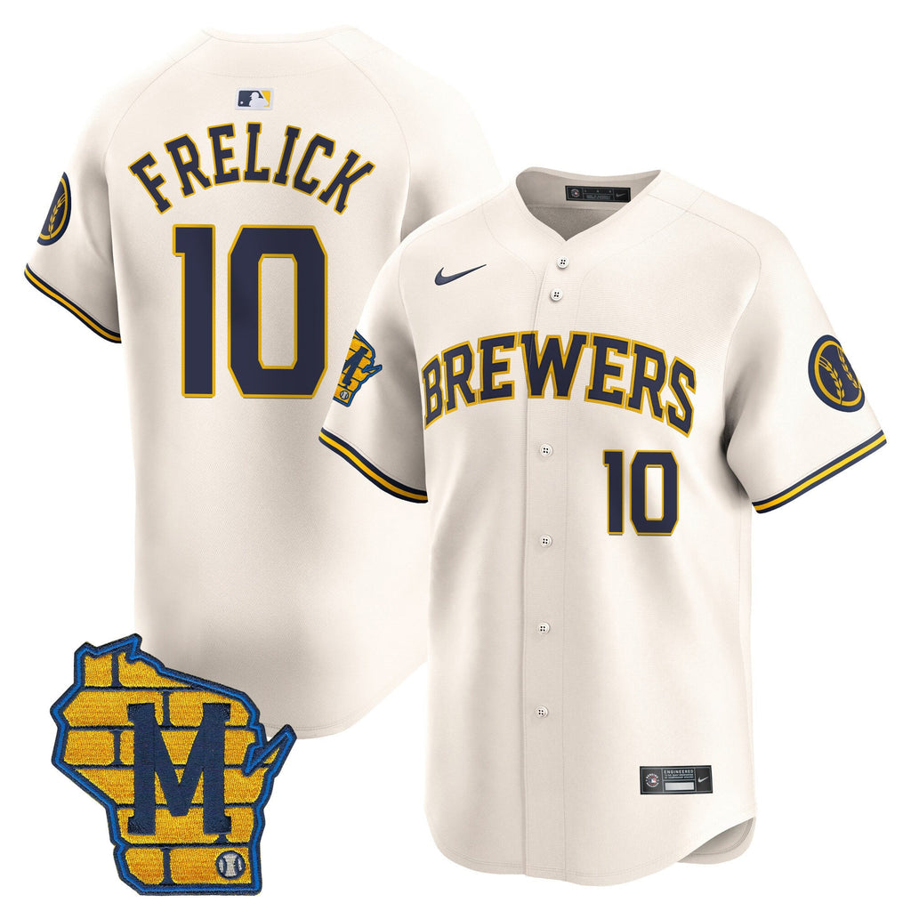 Men’s Milwaukee Home Patch Vapor Premier Limited Jersey