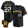 Men’s Milwaukee Home Patch Vapor Premier Limited Jersey