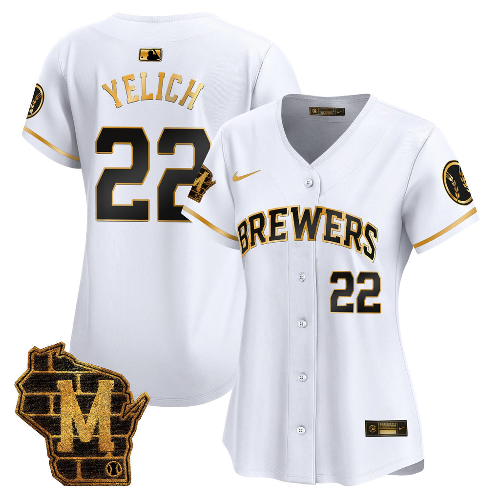 Women’s Milwaukee Home Patch Vapor Premier Limited Jersey