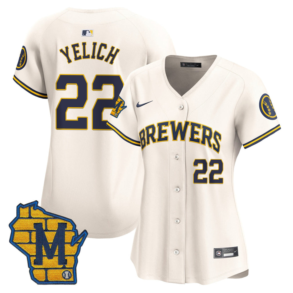 Women’s Milwaukee Home Patch Vapor Premier Limited Jersey