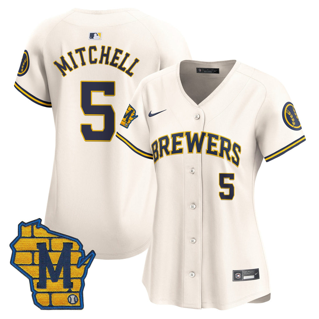 Women’s Milwaukee Home Patch Vapor Premier Limited Jersey