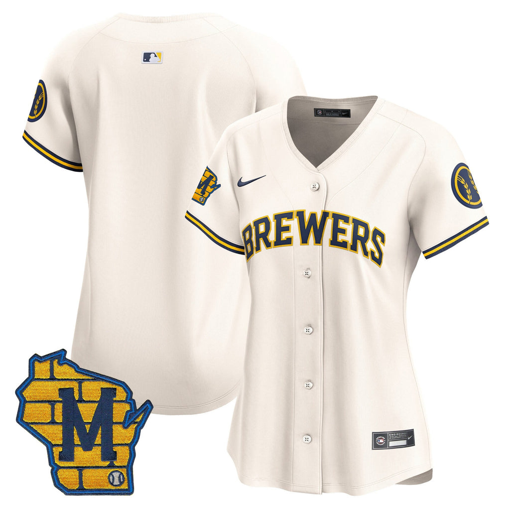 Women’s Milwaukee Home Patch Vapor Premier Limited Jersey