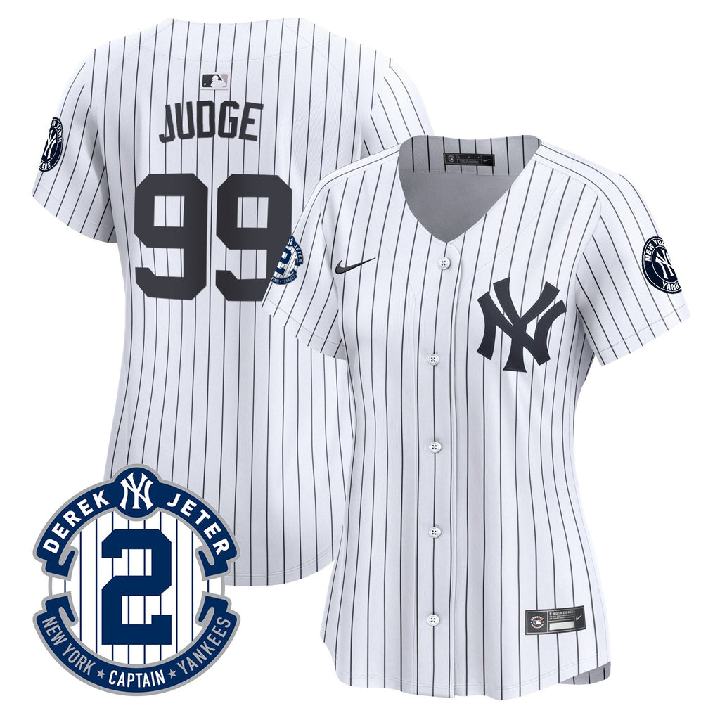 Women’s New York Derek Jeter Patch Vapor Premier Limited Jersey
