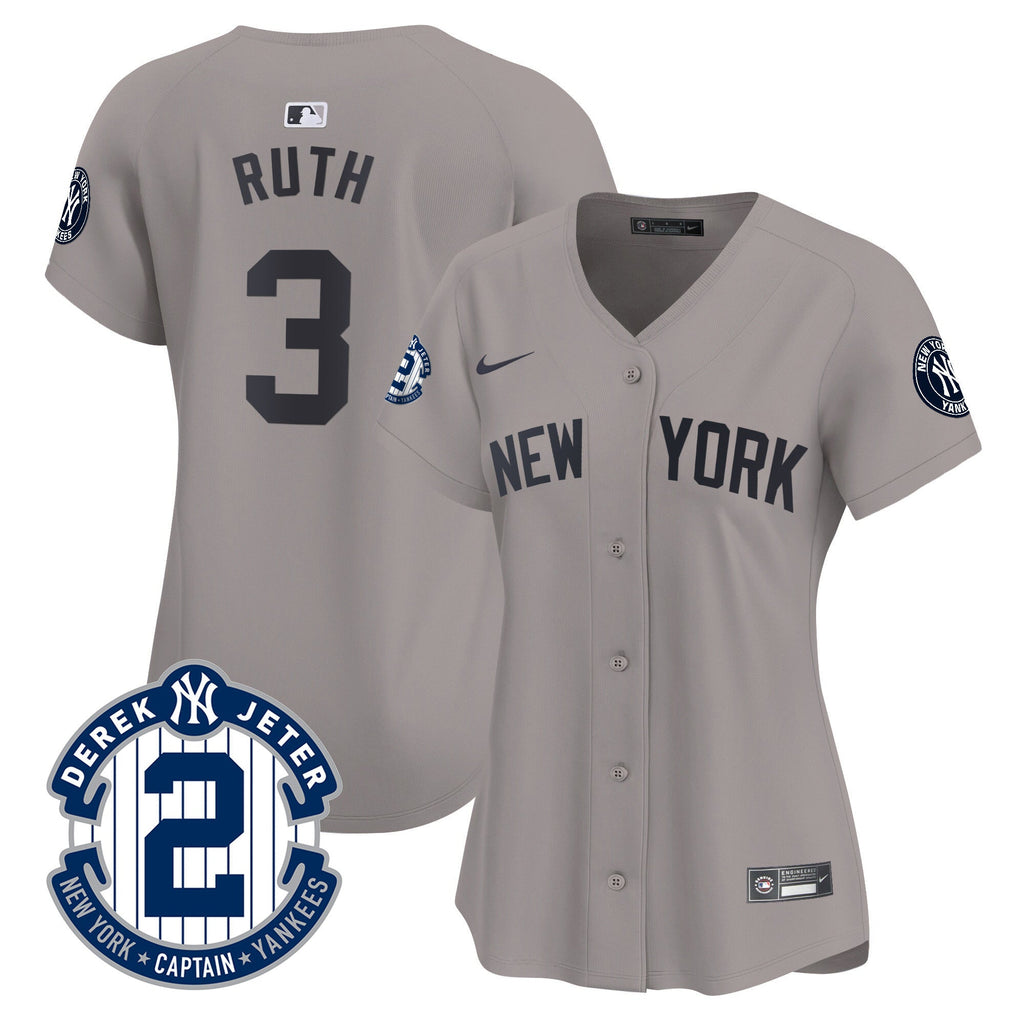 Women’s New York Derek Jeter Patch Vapor Premier Limited Jersey