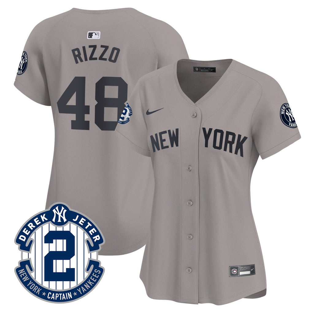 Women’s New York Derek Jeter Patch Vapor Premier Limited Jersey