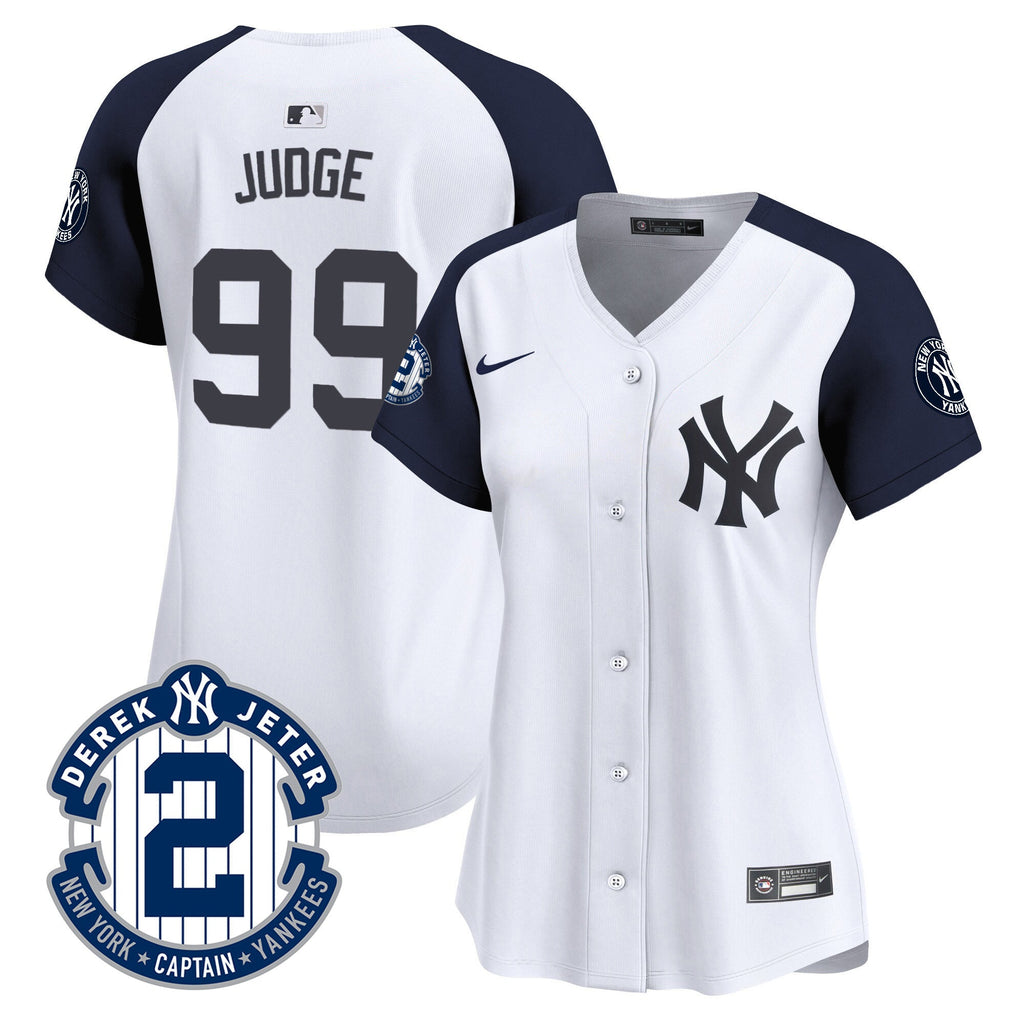 Women’s New York Derek Jeter Patch Vapor Premier Limited Jersey