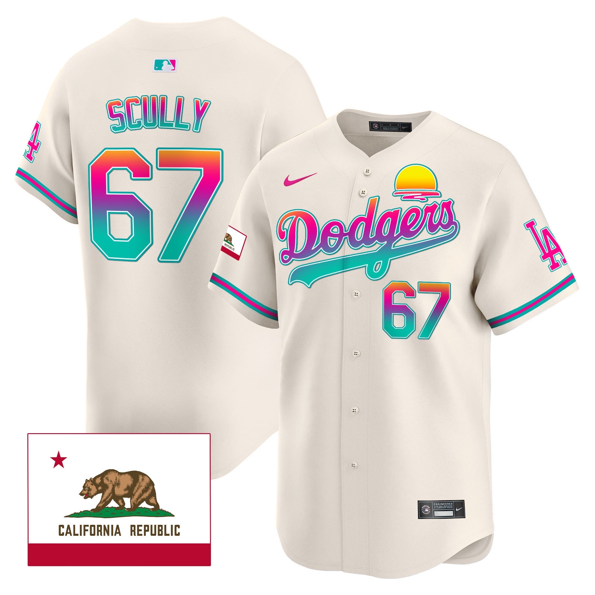 Men’s 2024 Los Angeles City Style Vapor Premier Limited Jersey