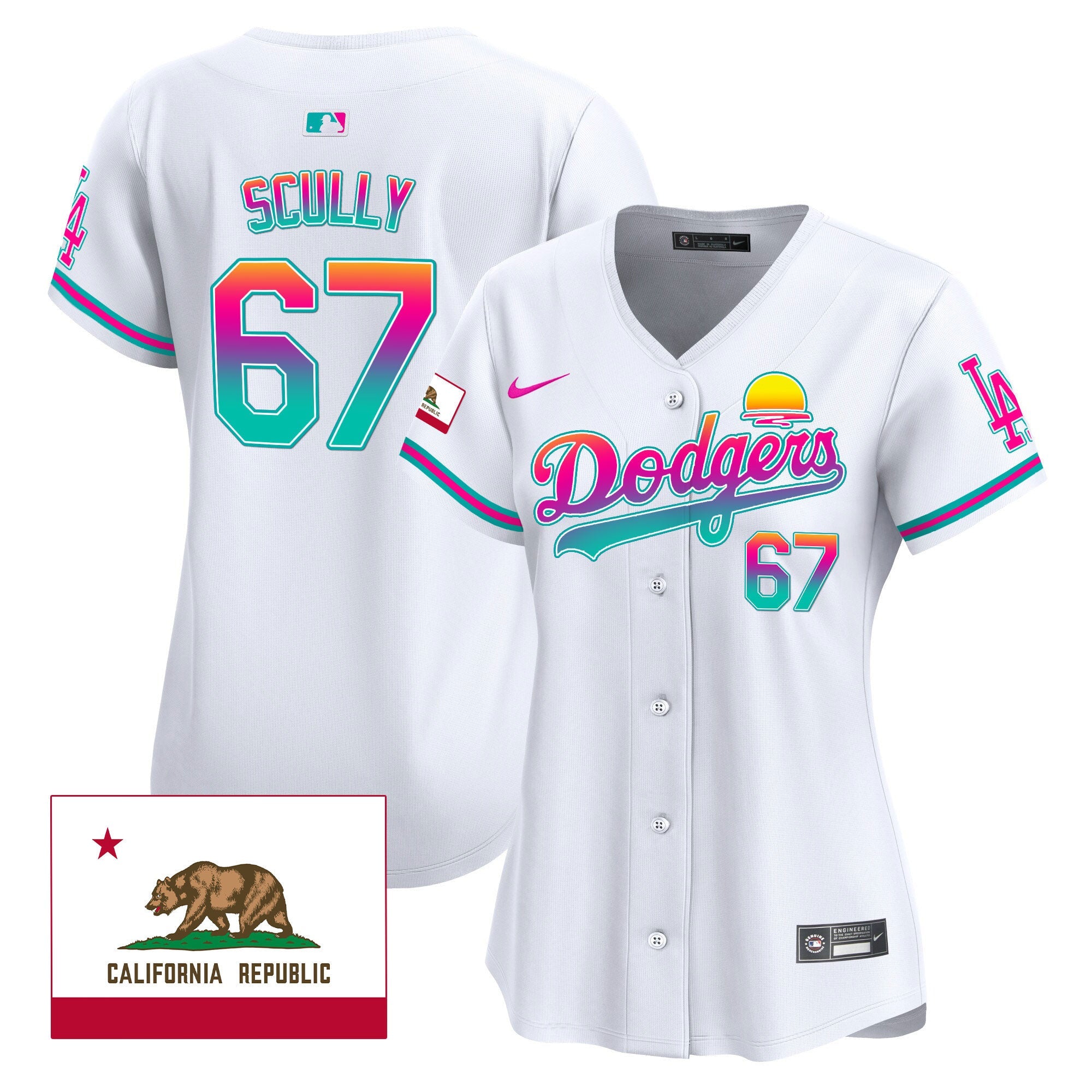 Women’s 2024 Los Angeles City Style Vapor Premier Limited Jersey