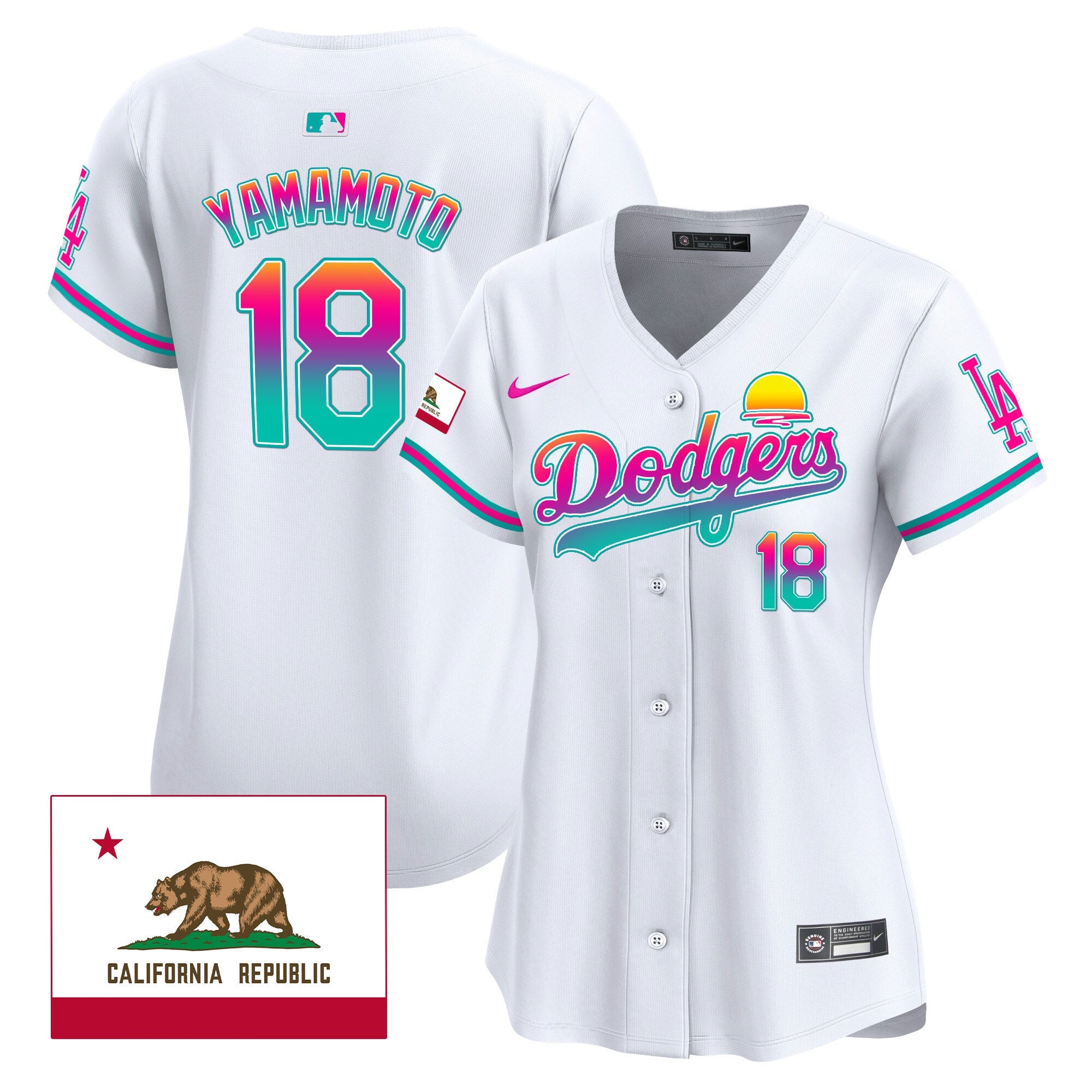 Women’s 2024 Los Angeles City Style Vapor Premier Limited Jersey