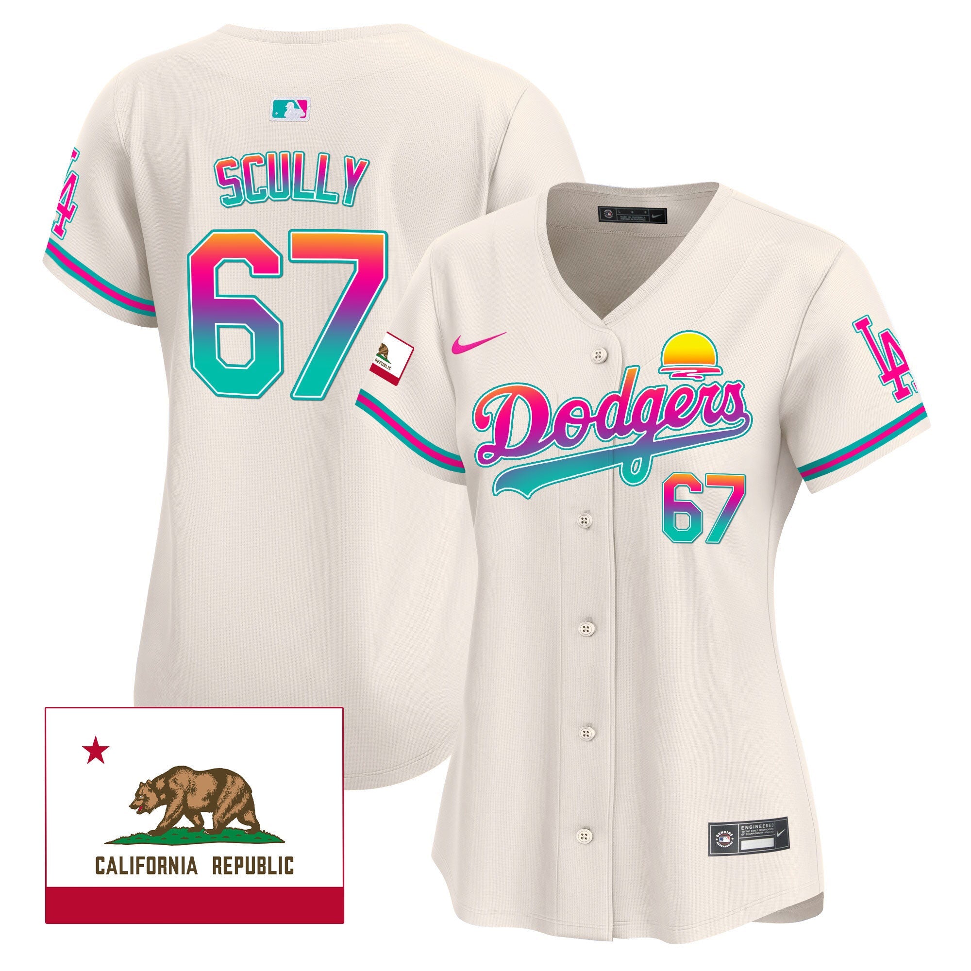 Women’s 2024 Los Angeles City Style Vapor Premier Limited Jersey