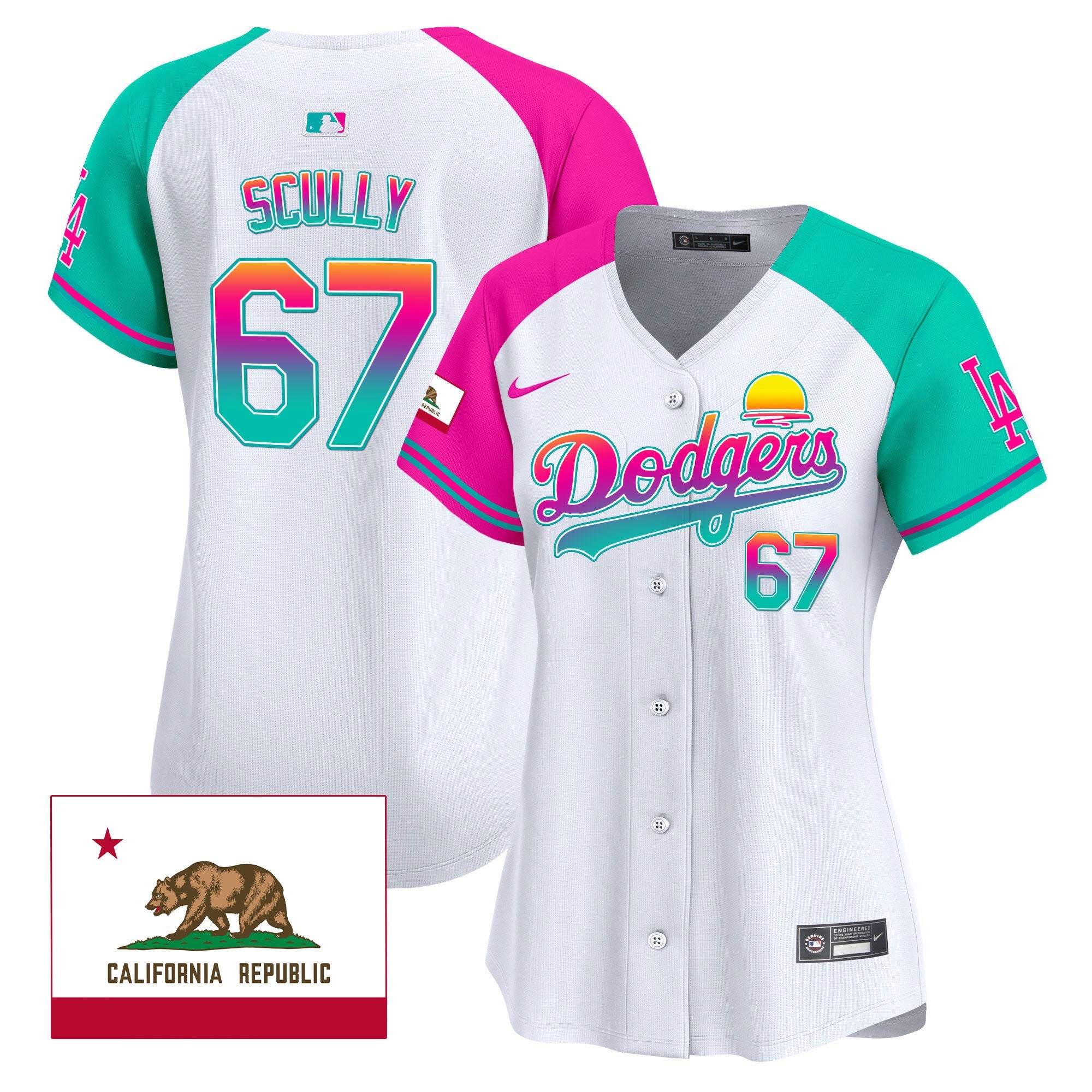Women’s 2024 Los Angeles City Style Vapor Premier Limited Jersey