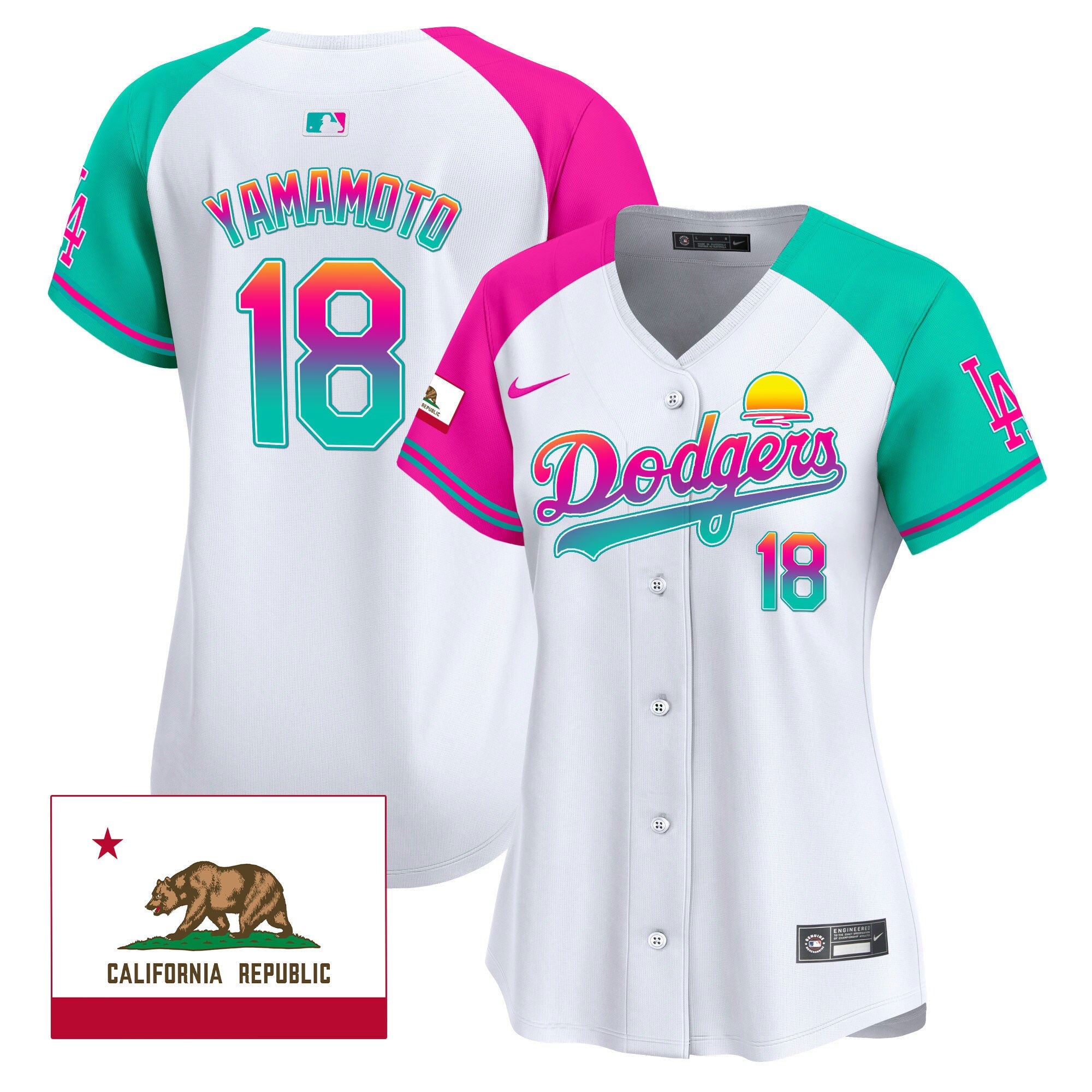 Women’s 2024 Los Angeles City Style Vapor Premier Limited Jersey