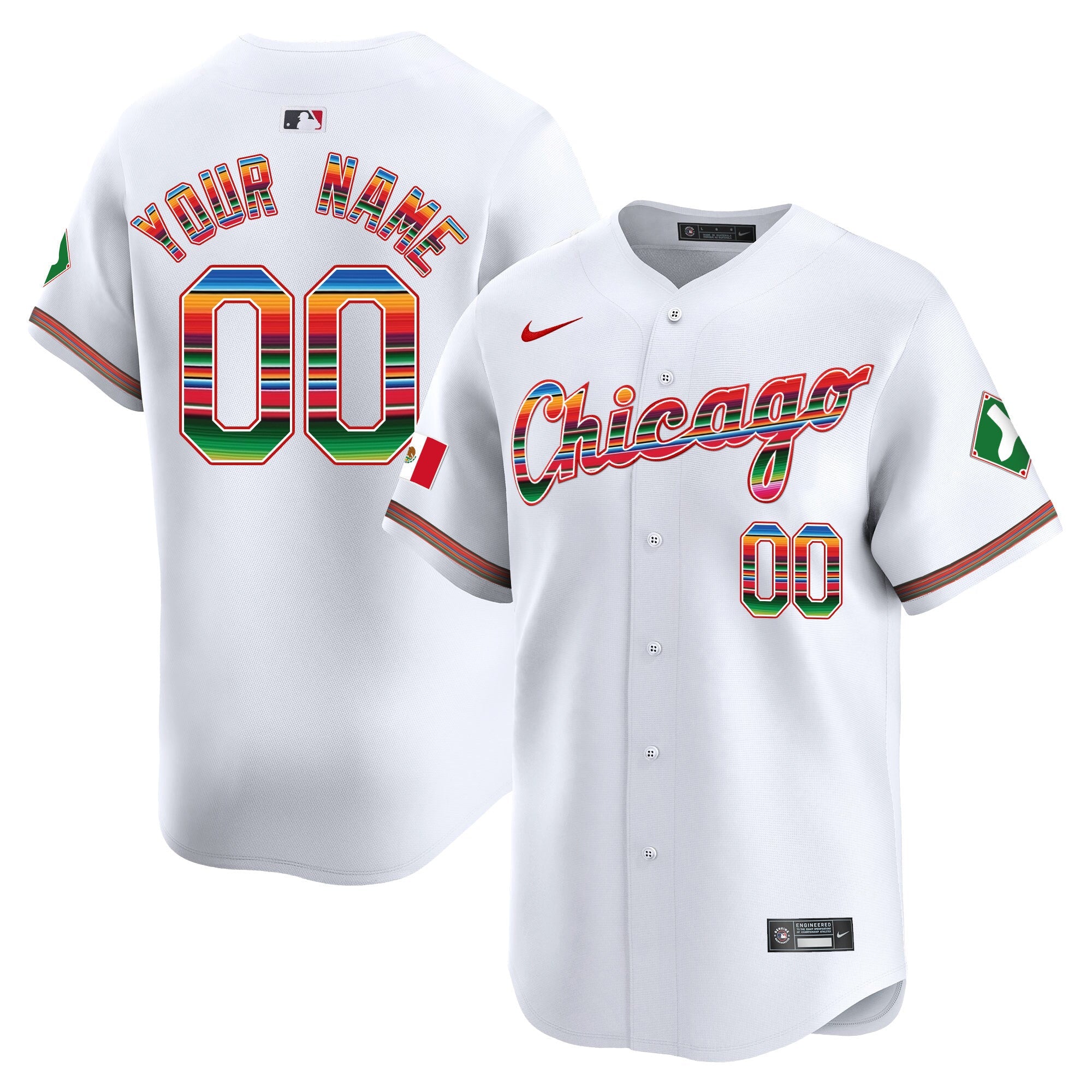 Chicago Mexico Vapor Premier Limited Custom Jersey V3