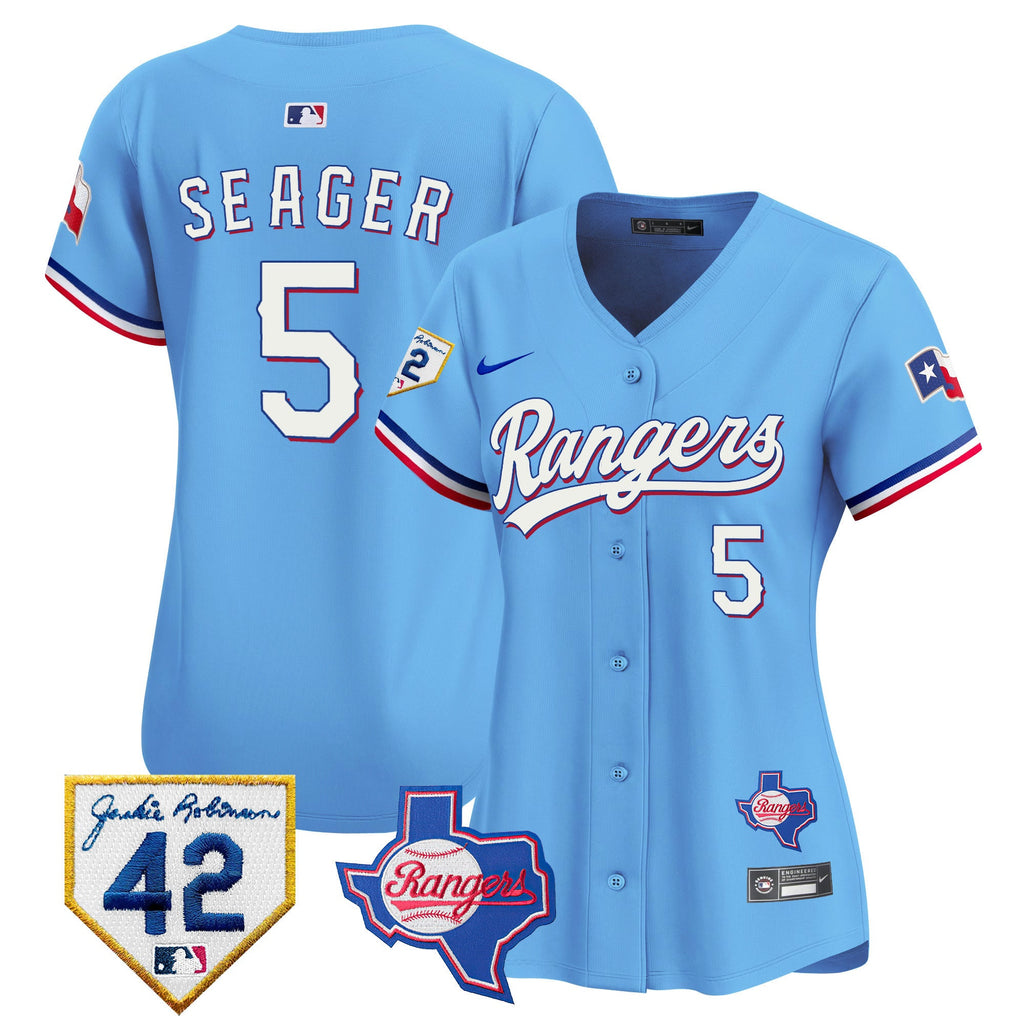 Women’s Texas 2024 Jackie Robinson Patch Vapor Premier Limited Jersey