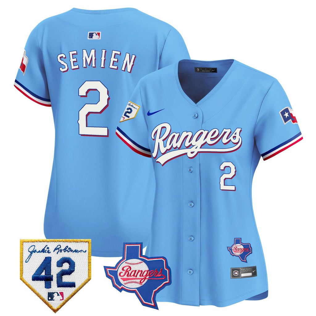 Women’s Texas 2024 Jackie Robinson Patch Vapor Premier Limited Jersey