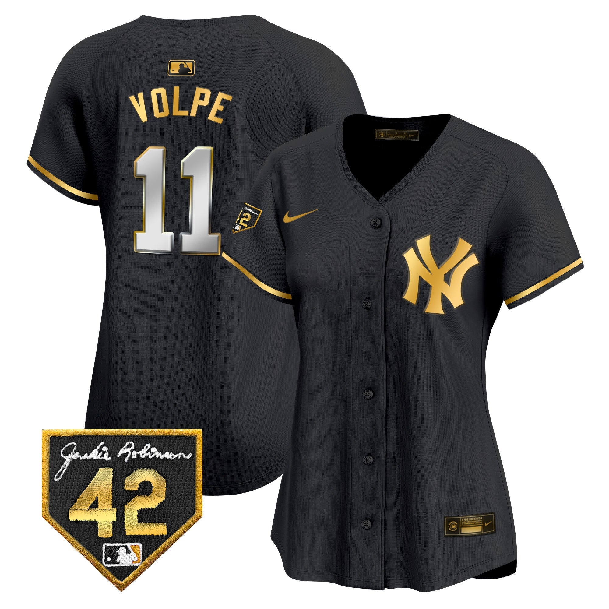 Women’s New York 2024 Jackie Robinson Patch Vapor Premier Limited Jersey