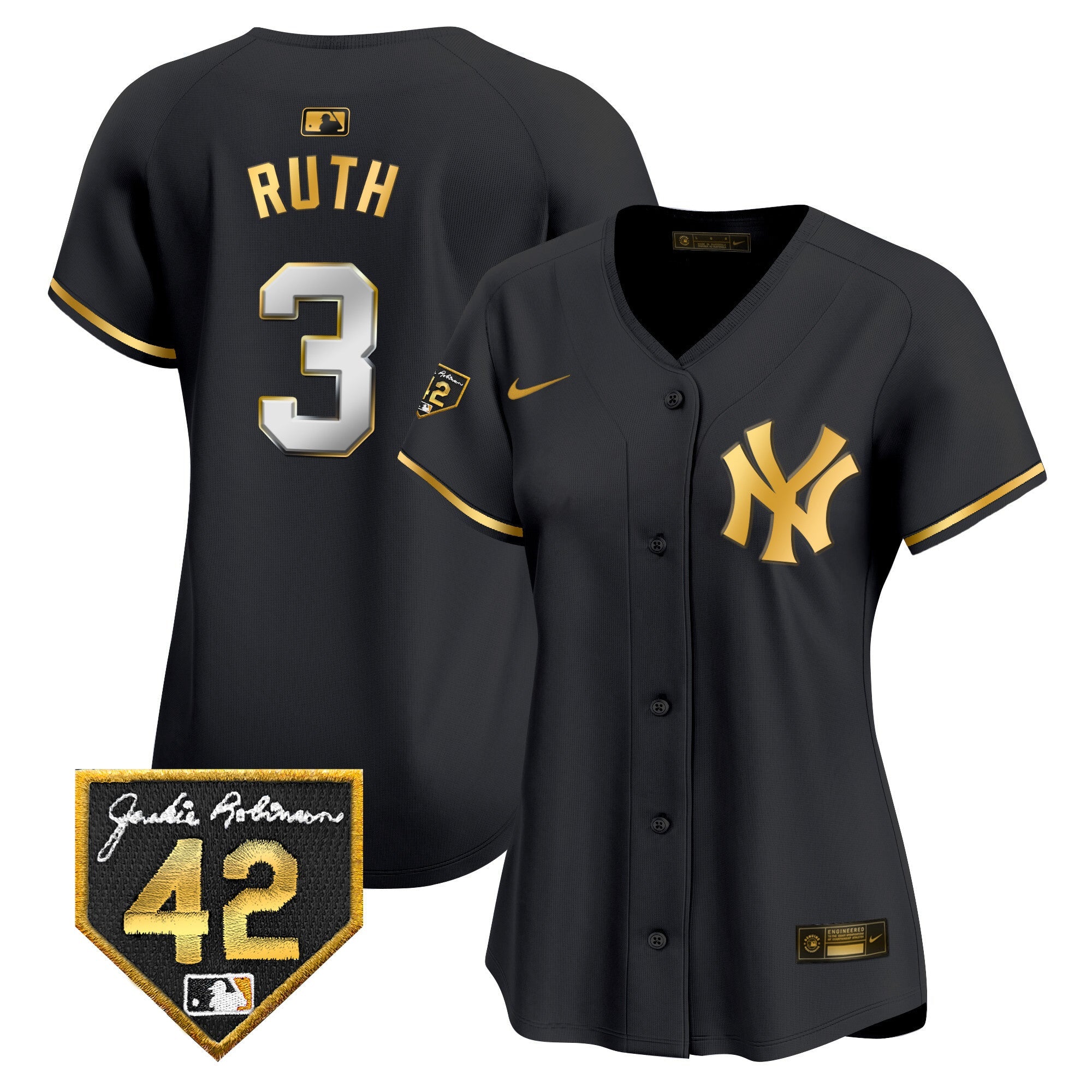 Women’s New York 2024 Jackie Robinson Patch Vapor Premier Limited Jersey